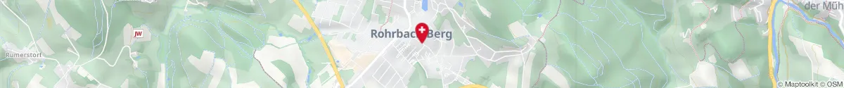 Kartendarstellung des Standorts für Stadtapotheke Mariahilf Rohrbach in 4150 Rohrbach